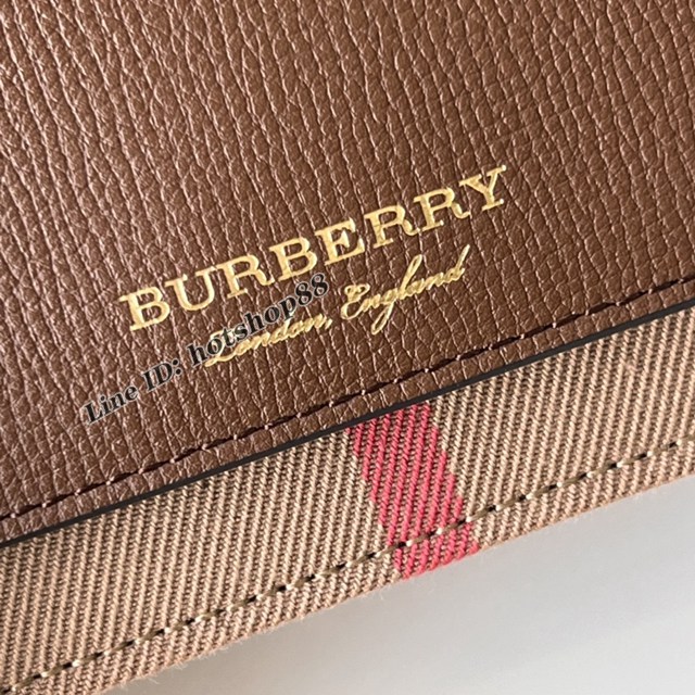 Burberry專櫃新款兩用小肩包手包 巴寶莉翻蓋單肩斜挎女包 yxb1412